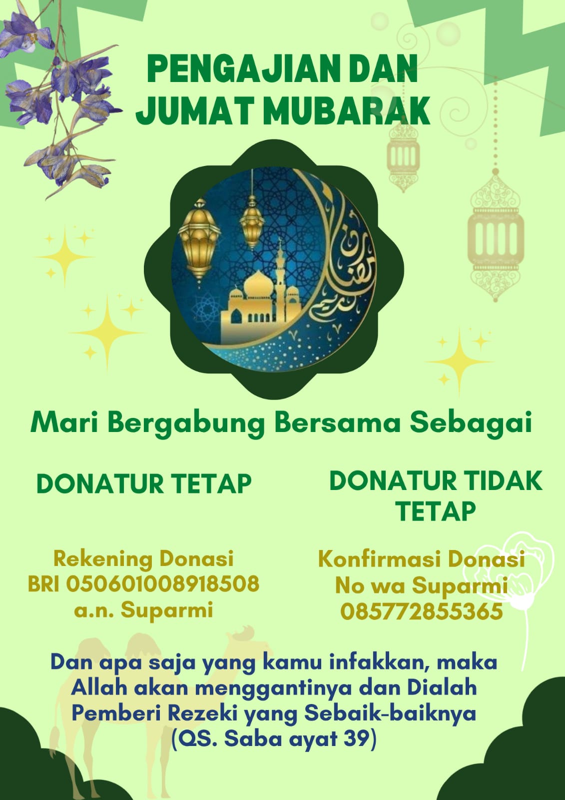 Pengumuman Jumat Mubarok